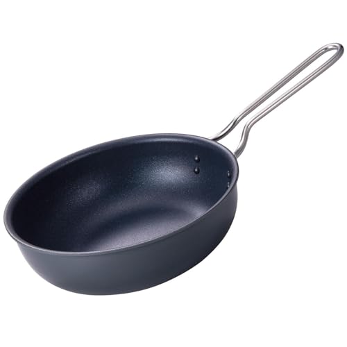 北陸アルミ IHフライパン 22cm 2層クラッド 日本製 [YouTuber ツナボーイ監修] 最高のフライパン 深型 IH対応 オリジナルステッカー付